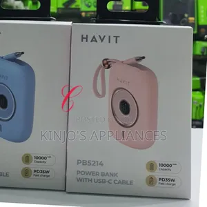 Havit Pb5214 10000mah *Pd 35w* Fast Charging Power Bank