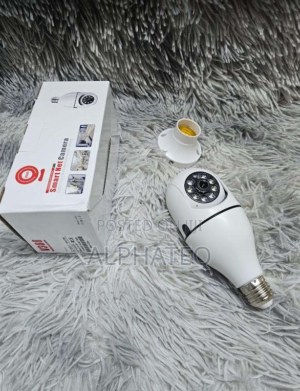 Bulb CCTV Camera 360 Rotation Wireless Smart Surveillance Camera