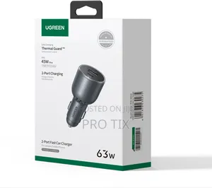 Ugreen 2-Port Fast Car Charger