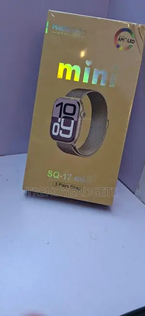 Sq-17 Smartwatch Mini Series Amoled Ladies Watch 3 Straps