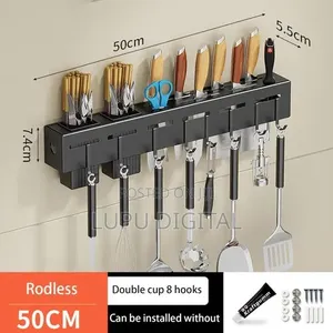 Wall Mount Kitchen Rack for Spoons and Knives Size. 50cm