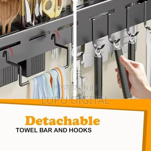 Wall Mount Kitchen Rack for Spoons and Knives Size. 50cm - thumbnail 4
