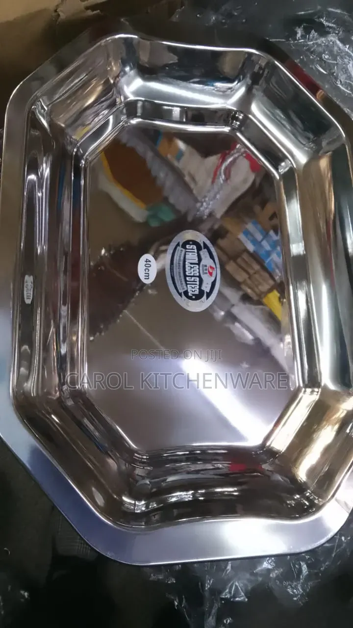 40 Cm Stainless Steel Tray/ Platter