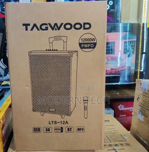 Tagwood 12′′ Karaoke Speaker With Wireless Microphone