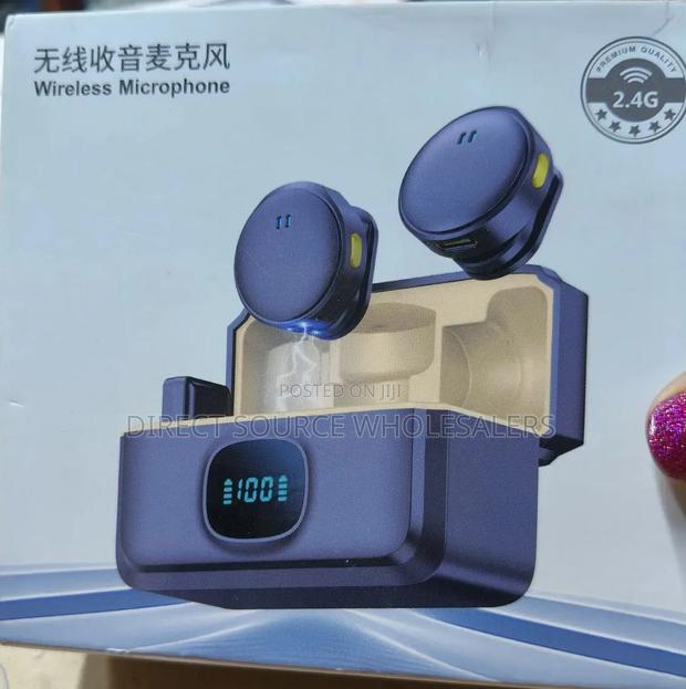 Batton-Like Wireless Microphone for Type -C Black in Colour - thumbnail 3