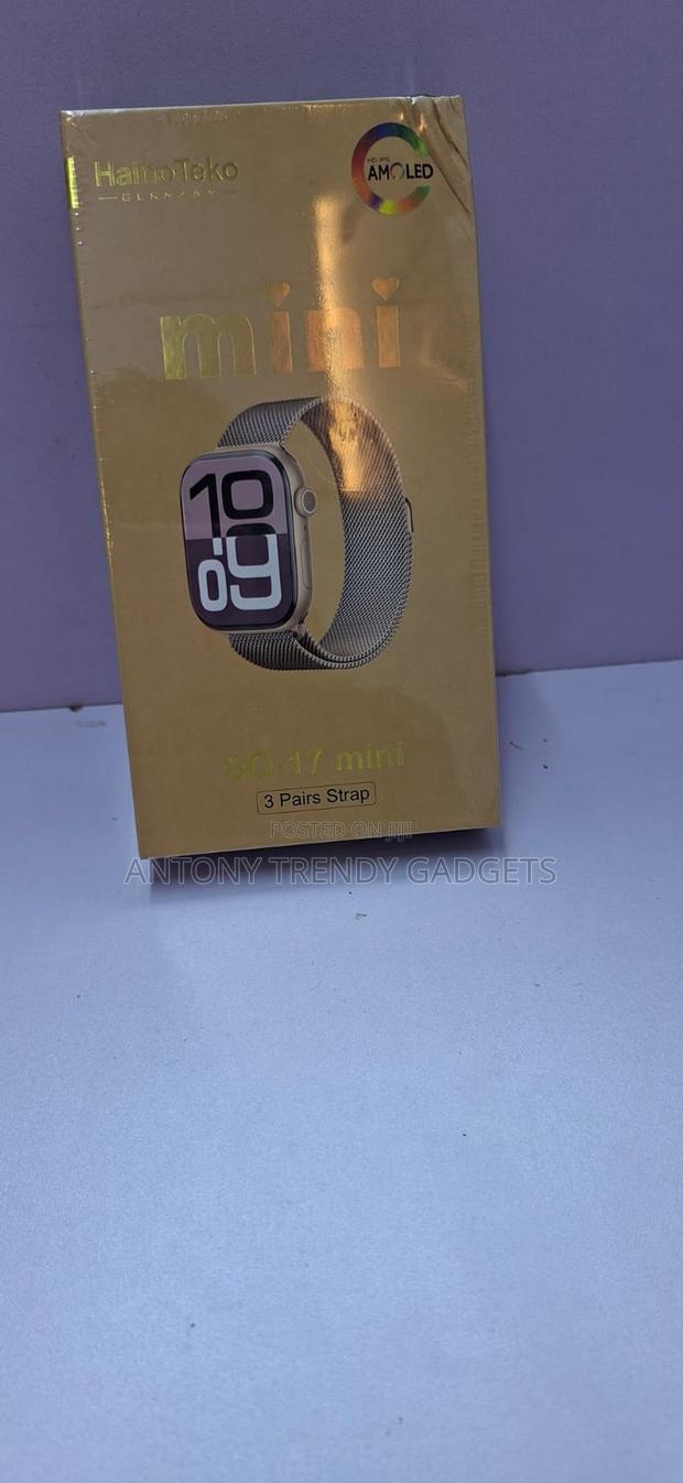 Haino Teko Sq-17 Mini Smartwatch, Mini Series Amoled Watch 3 Straps