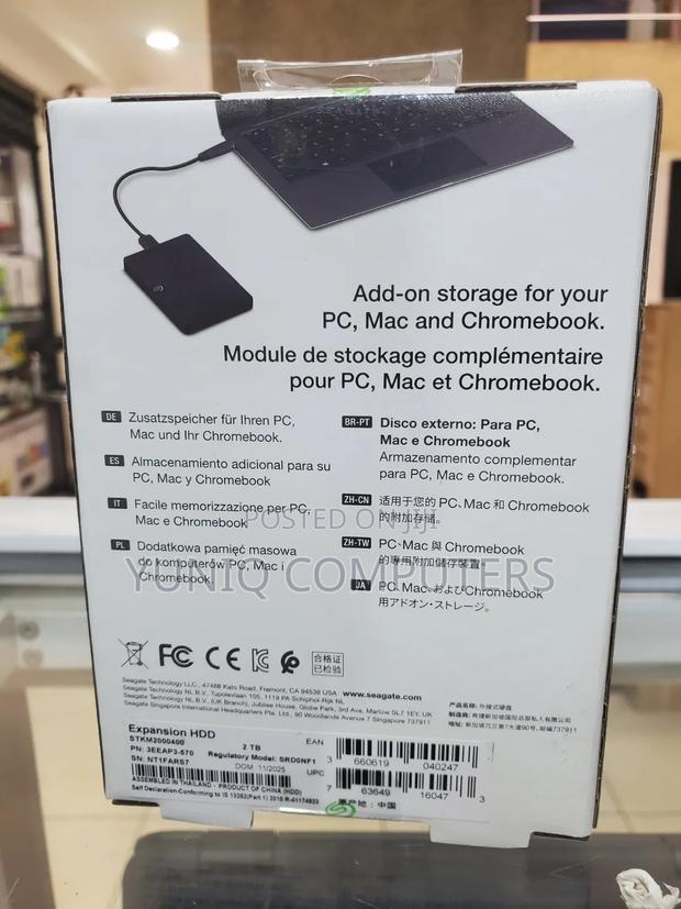 2tb Seagates Expansion External HDD - thumbnail 3