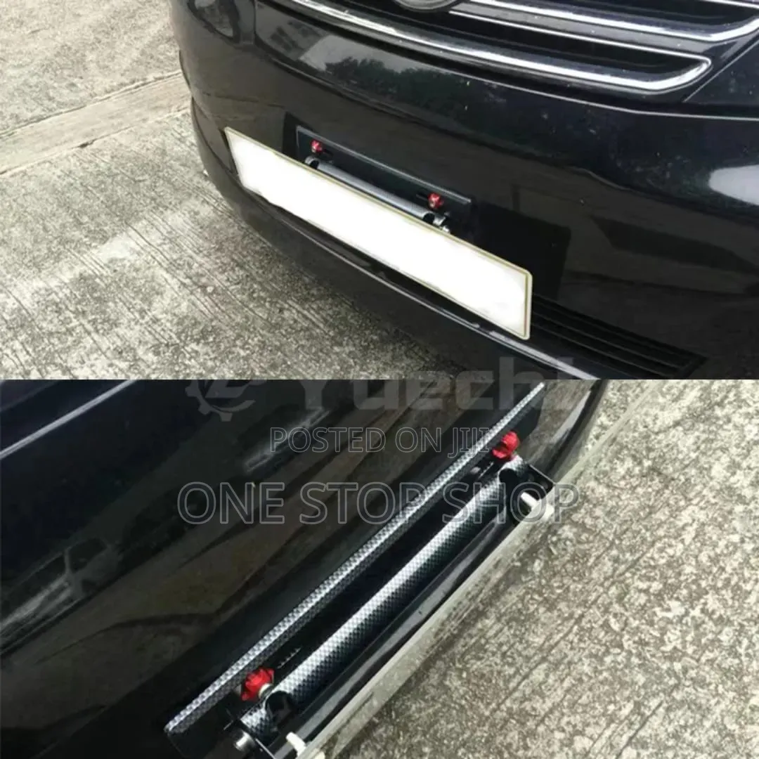 Carbon Fiber Pattern Titable Number Plates