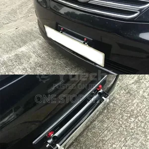 Carbon Fiber Pattern Titable Number Plates