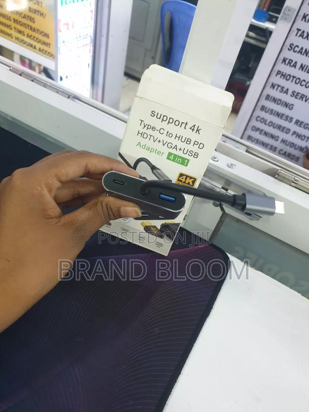 Type-C to Hub Pd Hdmi/Vga/Usb Adapter - thumbnail 2