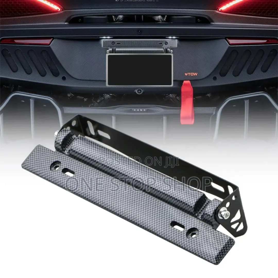 Combination of Abs Plastic Metal Adjustable Number Plates Holders