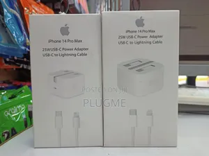 I Phone 25w Complete Power Adapter Usb-C to Lightning Cable