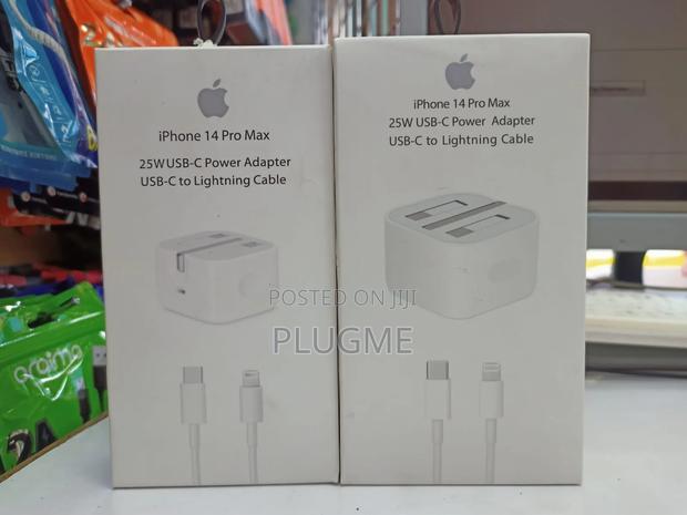 I Phone 25w Complete Power Adapter Usb-C to Lightning Cable
