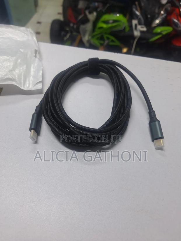 3mtrs Type C to C Cable for Charging, Display and Data Cable