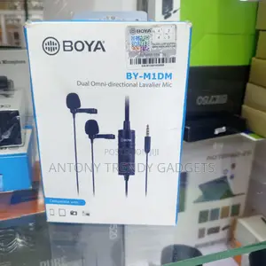 Boya by-M1dm Dual Lavalier Microphone for Vlogging Interview Recording