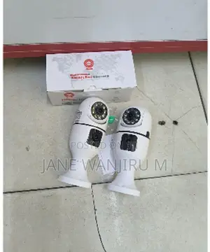 Userble V380 Wifi Ip Camera Dual Lens 1080p Bulb PTZ Camera