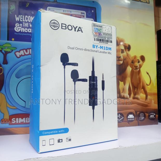 Boya by-M1dm Dual Clip Mic Omnidirectional 4m Cable