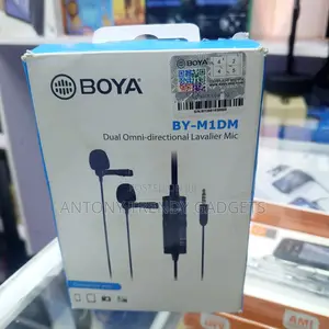 Boya by-M1dm Dual Clip Mic Omnidirectional 4m Cable