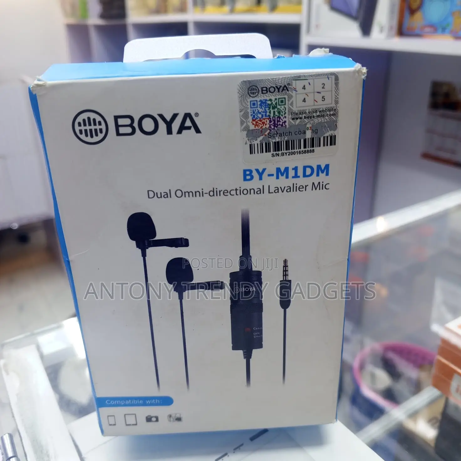 Boya by-M1dm Professional Dual Lavalier Interview Mic