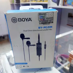 Boya by-M1dm Professional Dual Lavalier Interview Mic