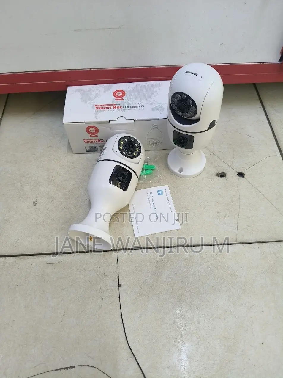 V380 Pro 1080p Full 2mp PTZ Dual Lens Wifi Bulb Camera