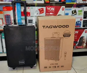 Tagwood 10′′ Portable Pa Trolley Speaker System
