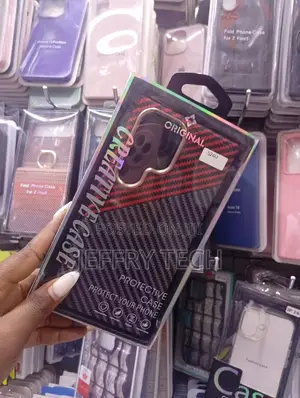 Samsung Galaxy S24 Ultra,Carbon Fiber-Textured Phone Case