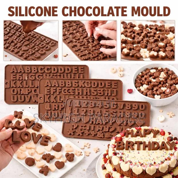  *Flexible Silicone Chocolate Mould* . - thumbnail 2