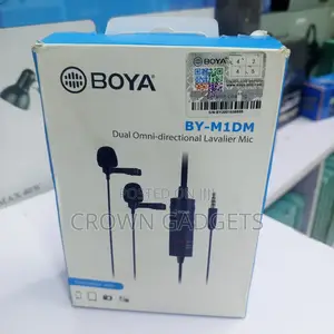 Dual Lavalier Mic Boya by-M1dm Vlogging Podcast Audio