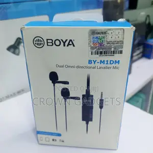 Dual Lavalier Mic Boya by-M1dm Vlogging Podcast Audio