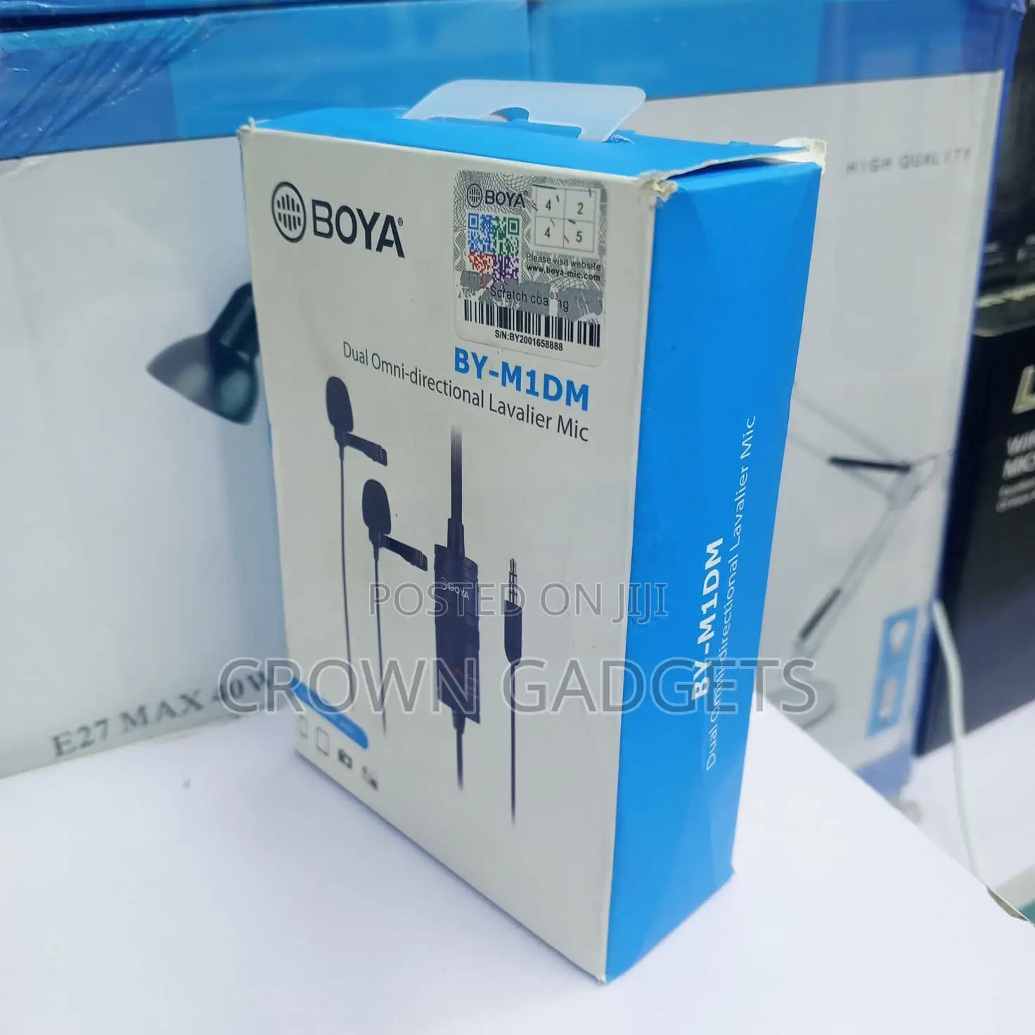 Boya by-M1dm Omnidirectional Lapel Mic 4m Cable Set