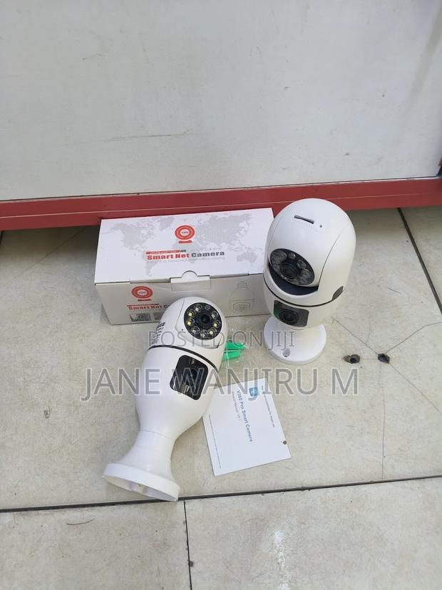 Security PTZ Camerav380 Pro App 1080p Wifi Dual Lens Bulb