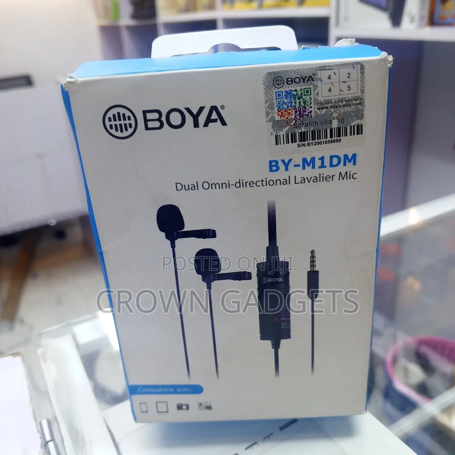 Boya by-M1dm Professional Dual Mic for Content Creation