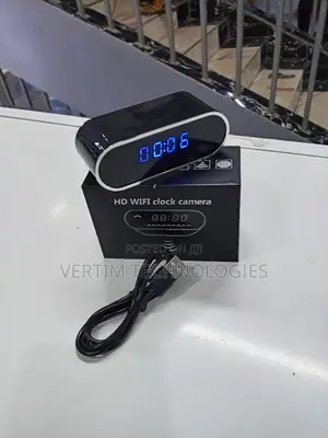 Digital Clock With Hidden Camera - Smart Home Security