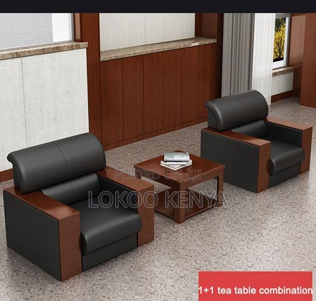 Sofas; Imported 5 Seater Mahogany Armrests Executive Sofas - thumbnail 12