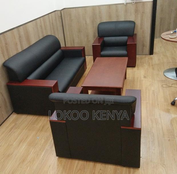 Sofas; Imported 5 Seater Mahogany Armrests Executive Sofas - thumbnail 13