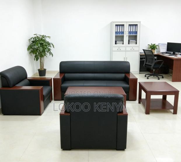 Sofas; Imported 5 Seater Mahogany Armrests Executive Sofas - thumbnail 14