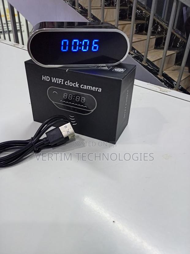 Secret Camera Digital Clock - Indoor Surveillance Device