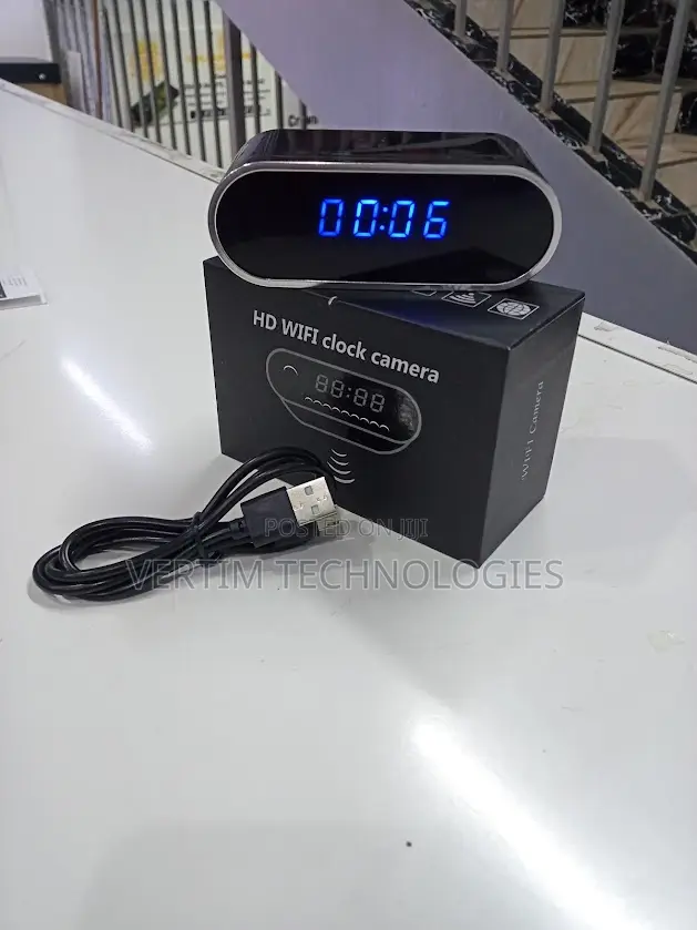 Digital Clock Hidden Camera - Wifi Smart Spy Cam Lookcam