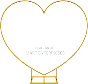 Large Size Metal Balloon Arch Kit, Wedding Heart Arch Stand