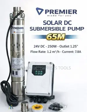 Solar Dc Submersible Water Pump 65 M