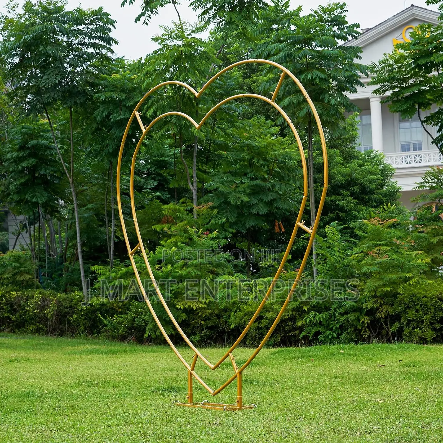 Heart Shaped Balloon Arch Stand for Proposal,
