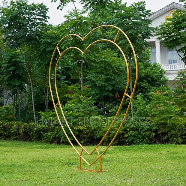 Heart Shaped Balloon Arch Stand for Proposal,