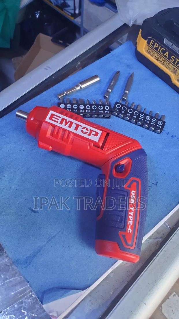 Emtop Lithium-Ion Cordless Screwdriver- Ecsr0803 - thumbnail 2