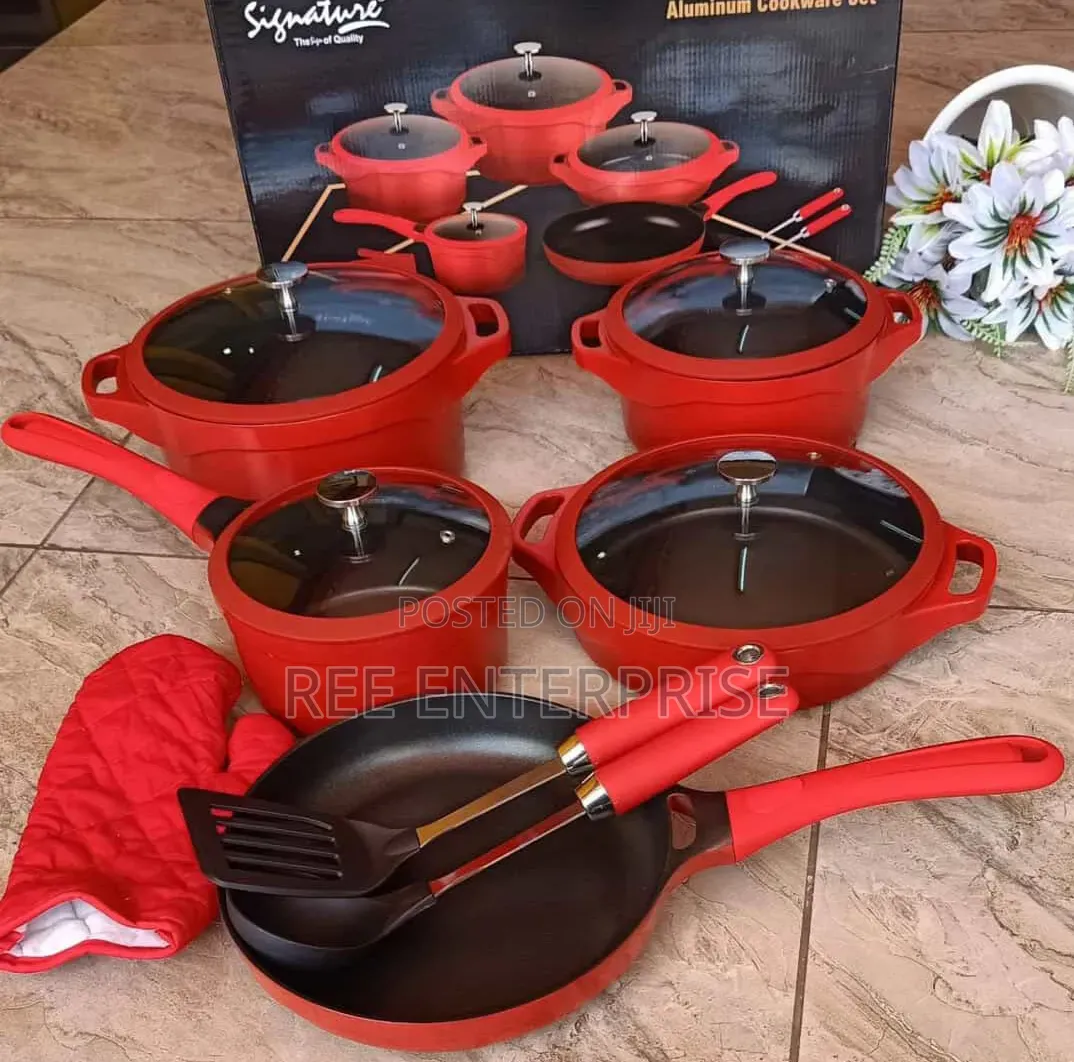 12 Pieces Signature Die Cast Nonstick Cookware Set