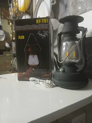 Both Electric and Solar Lantern Lamp Small