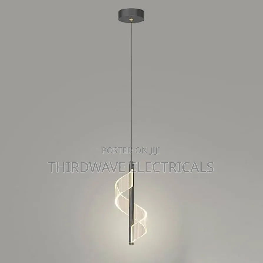 Brand New Led Spiral Hanging Pendant Light T5r