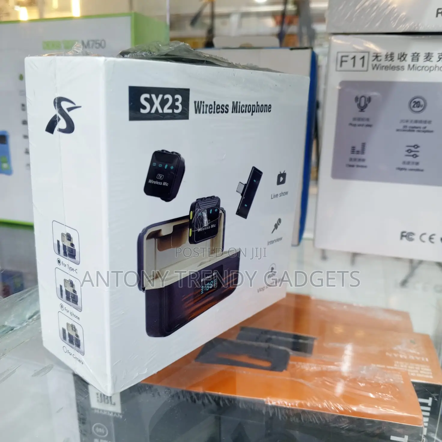Sx23 Vlog Wireless Mic Noise Reduction 9 Hour Battery