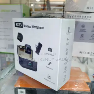 Sx23 Lapel Microphone Set With Digital Display Case