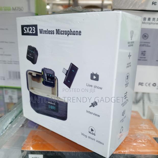 Sx23 Lapel Microphone Set With Digital Display Case - thumbnail 3